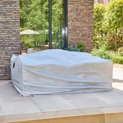 SIENA GARDEN AquaShield Loungehülle 240x220xH70cm hellgrau, 100% Polyester - Bild 7 von 12