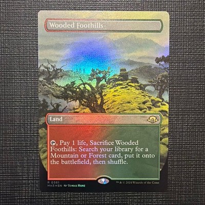 Modern Horizons 3 Foil Fetch Land Wooded Foothills Magic: The Gathering