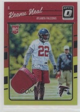 2016 Donruss Optic Rookies Red & Yellow Keanu Neal #125 1u6