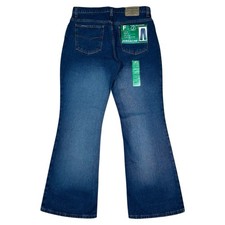 Vintage Jordache Jeans Flare Leg Low Rise Womens 13/14 33x31 Blue Denim 90s New
