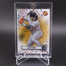 2023 Topps pristine Javier Baez /50 Gold Refractor #105