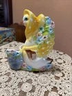 Vintage Cottage Core Duck Planter Easter Decor Mint Condition