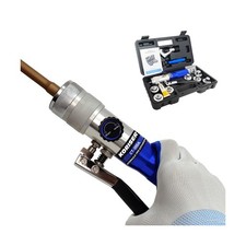 Hydraulic Copper Tube Expander Compact Swaging Tool Kit with Tube Cutter, Deb...