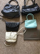 Job Lot Of 6 Handbags Shoulder Bags
