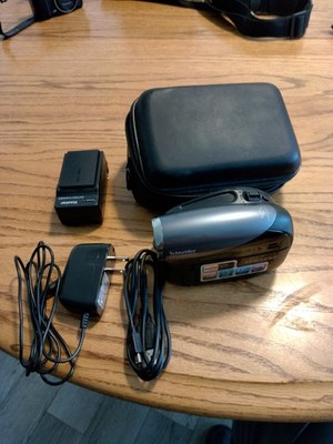 Samsung Camcorder Schneider Kreuznach 34x Zoom w Battery Works | eBay