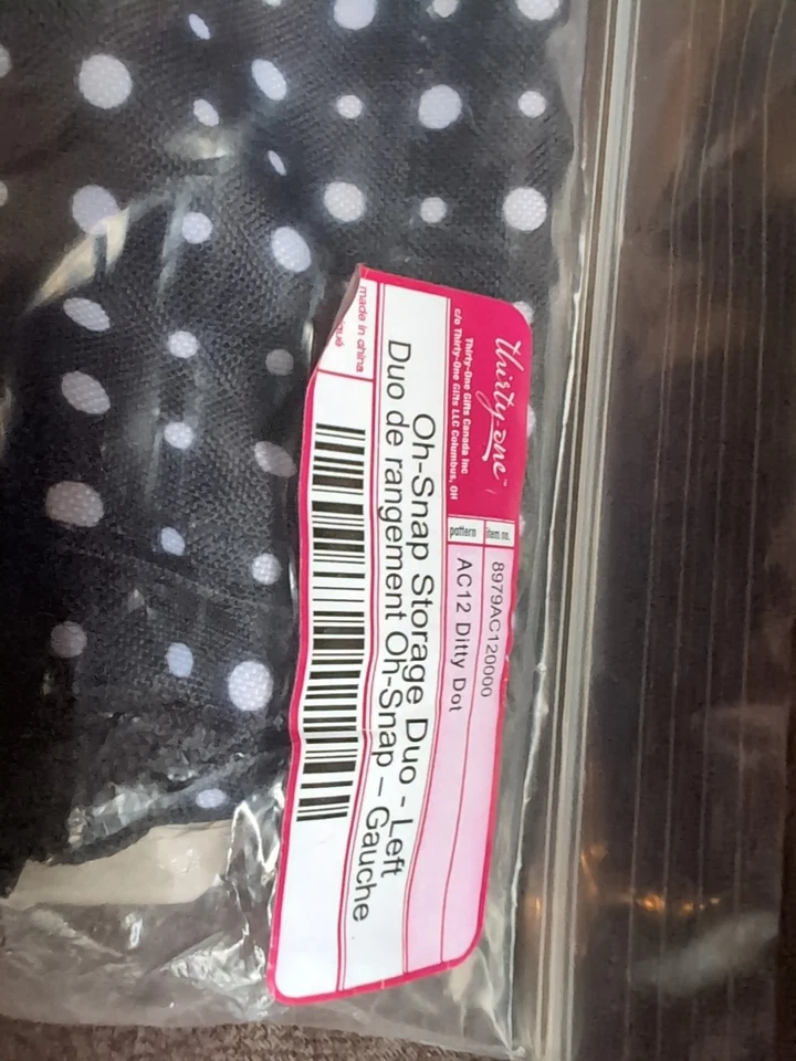 Thirty One Oh Snap Storage Duo Ditty Dot 全新 — 第 2/3 张图片