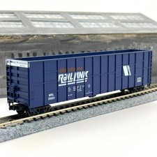 Coche astilla de madera de costilla poco profunda Montana Rail Link 16020 de lujo escala N MRL 35023