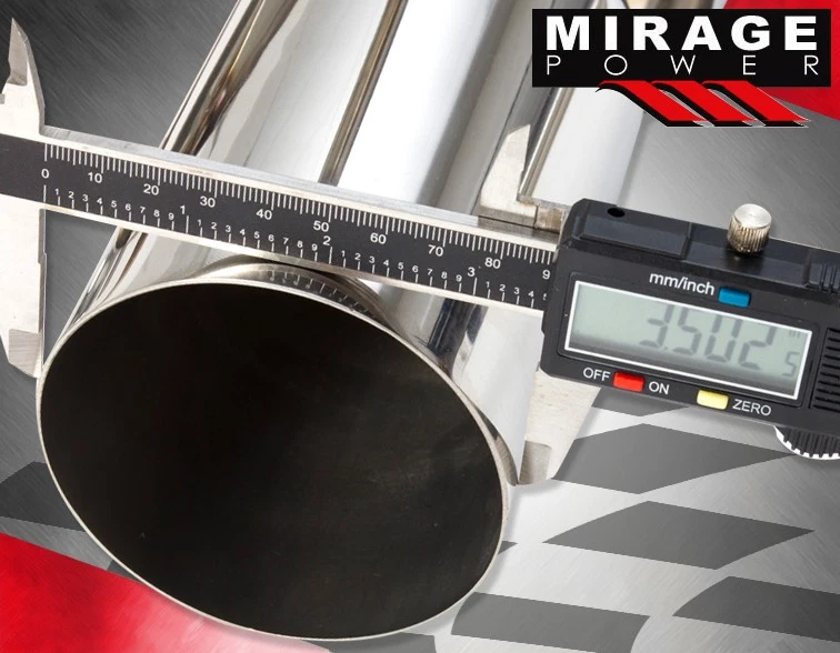 For 06-13 Lexus IS250 IS350 2IS RWD S/S Dual Catback Exhaust + 3.5" Tips GODSNOW - Image 3 of 4