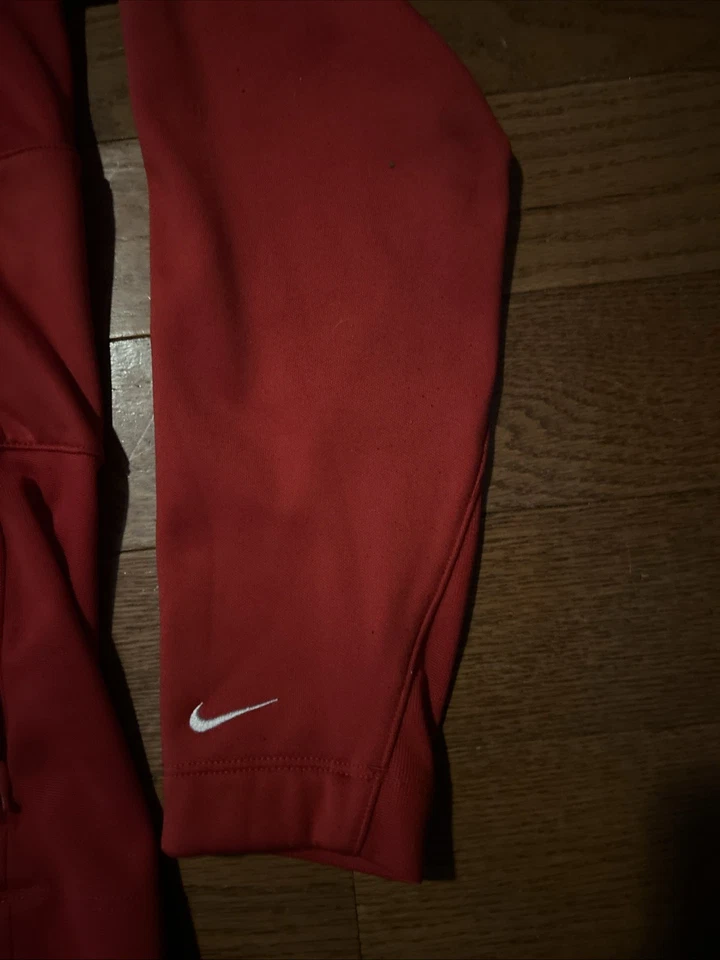 Nike Golf Tour Performance Therma-Fit 1/4 Zip Pullover Size L Red Women’s - Image 2 of 3