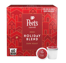 Peet s Coffee Holiday Blend Single Serve Pods 60 Count Rich Seasonal Flavor