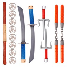 Sepco 15PCS Ninja Warrior Toy Weapons Role Play Set for Children Pretend Play...