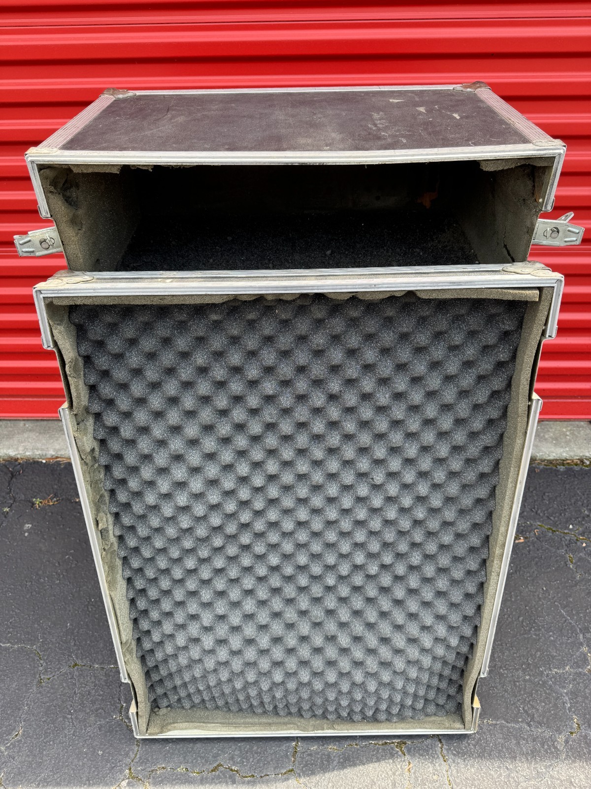 Calzone Case Co. Rolling Pro A/V Road Case Front Loading w/4 Audio Media Shelves