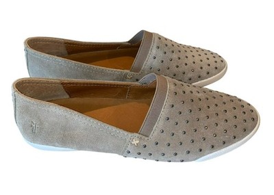 New Frye Women's Shoes Frye Studded Melanie Slip Ons Size 7.5