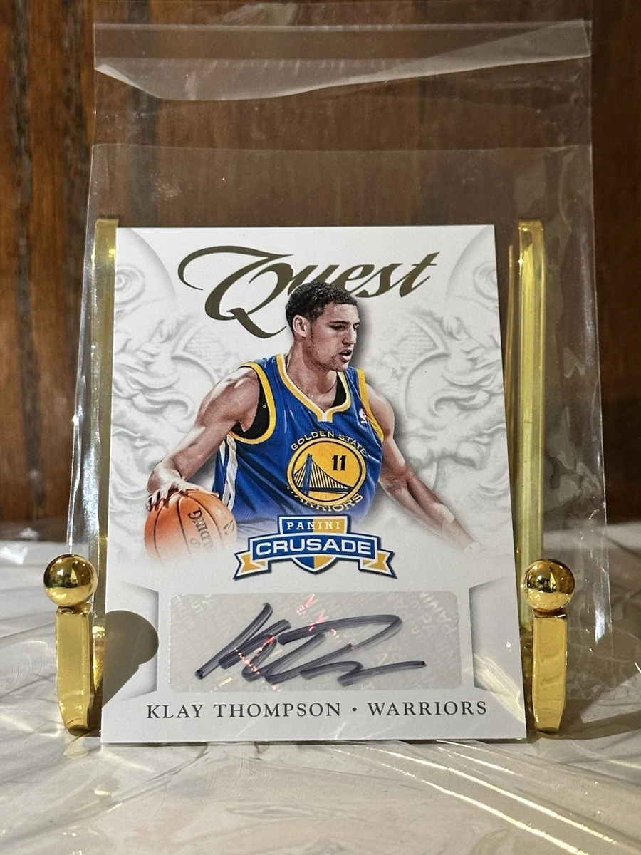 Klay Thompson Basketball Autographed Sports Trading Cards