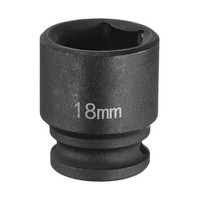 Tiefer Schlagschrauber-SteckschlüSsel, 3/8 Zoll Antrieb, 18 Mm 6-Kant 30 Mm Lang