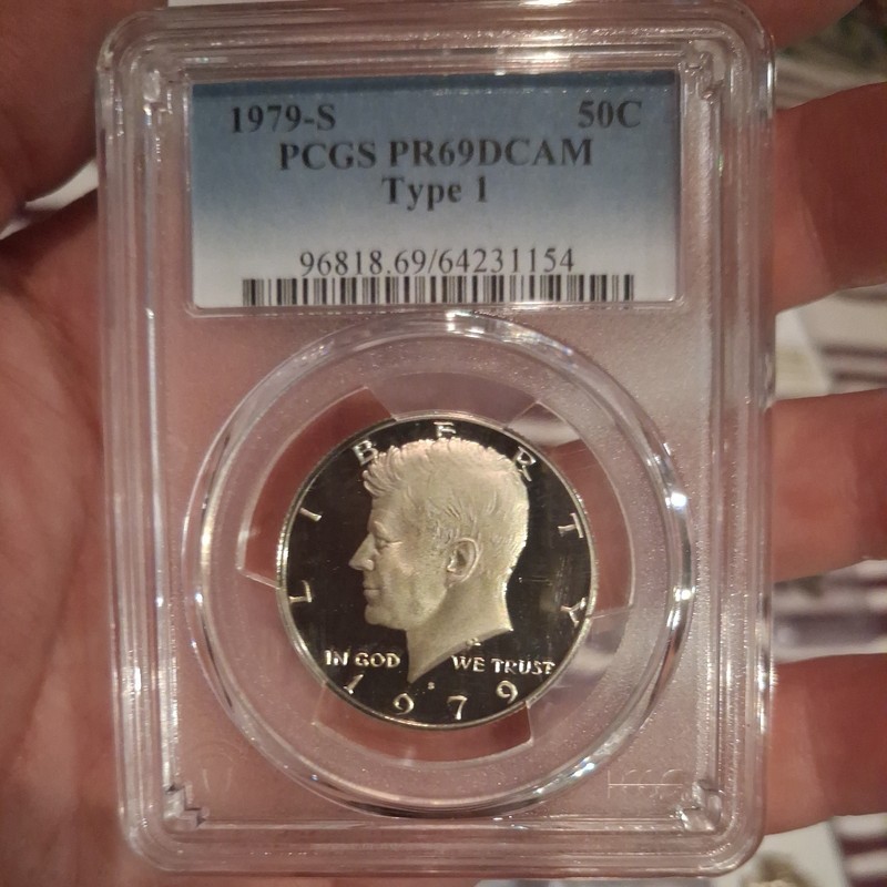 1979-S Kennedy Half Dollar PCGS PR 69 DCAM Type 1 Proof