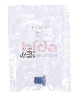 Festo SCM-1/8 Nat.-Nr. 9970 Schottverschraubung bulkhead fitting