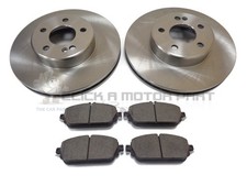 Front 2 Brake Discs & Pads For Mercedes C-Class C180 C200 C220 (Check 305mm)