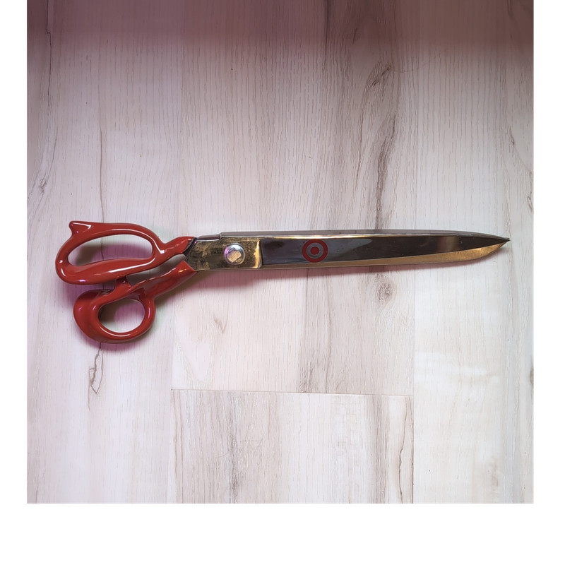 Genuine Large Red Handle Target Grand Opening Scissors 