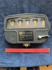 ORIG Rare BRODIE METER 17400 Brodimatic Gas Flow Counter WORKING Steampunk Gauge