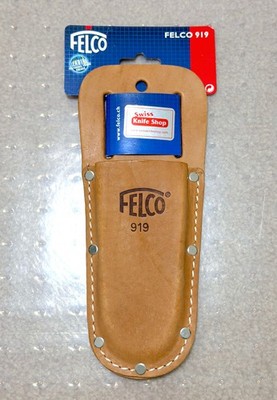 NEW Felco 919 Leather Holster Belt Mountable Tool Pouch for Pruning Shears Brown