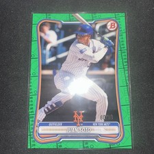 Bowman 2026 Juan Soto Green /399 Serial Numbered Parallel #97 Mets