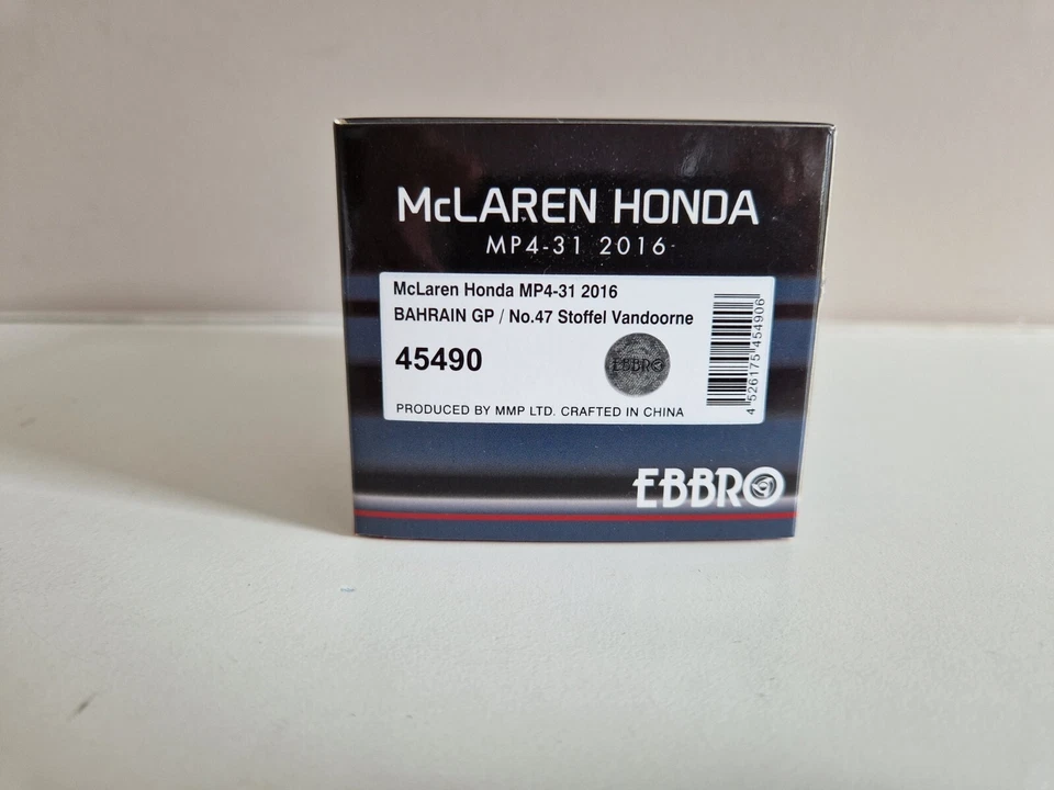 Ebbro 1/43 McLaren Honda Mp 4/31 S. Vandoorne - Bahrain Gp 2016 - 45490 - Immagine 4 di 4