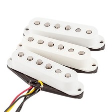 Fender Tex-Mex Strat/Stratocaster Set di pickup a bobina singola (bianco)