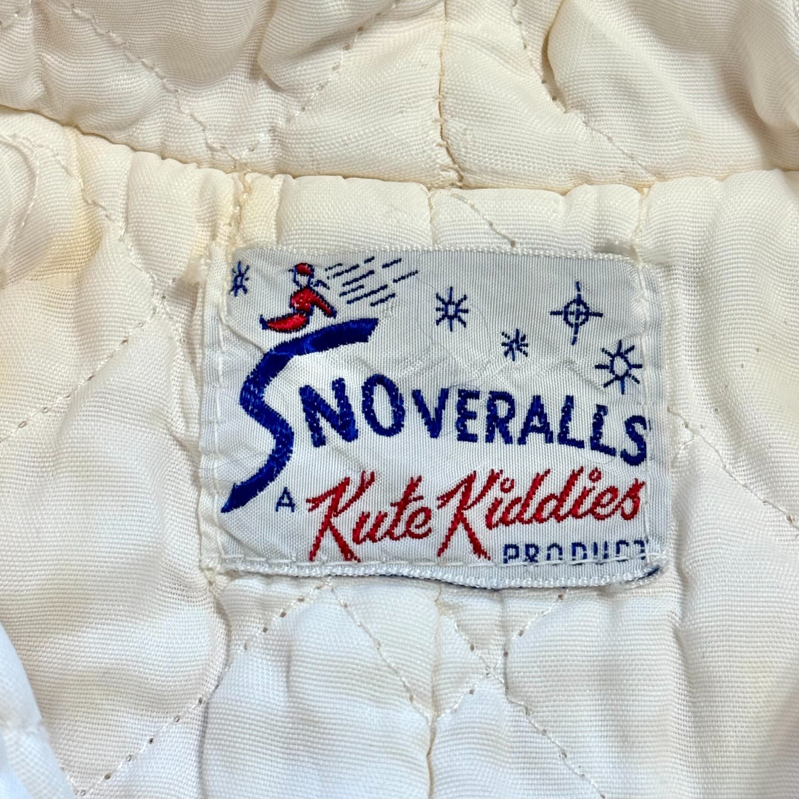 VTG 1950s Snoveralls by Kute Kiddies Pink Bunny Snow Suit Costume