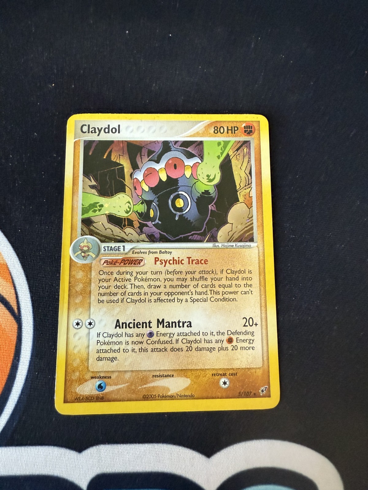 Claydol Holo Rare Pokemon Card EX Deoxys 5/107