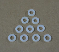 (10 Pk )Fuel Bowl Screw Gaskets Nylon Reusable Fits: Holley 4150 4500 Carburetor