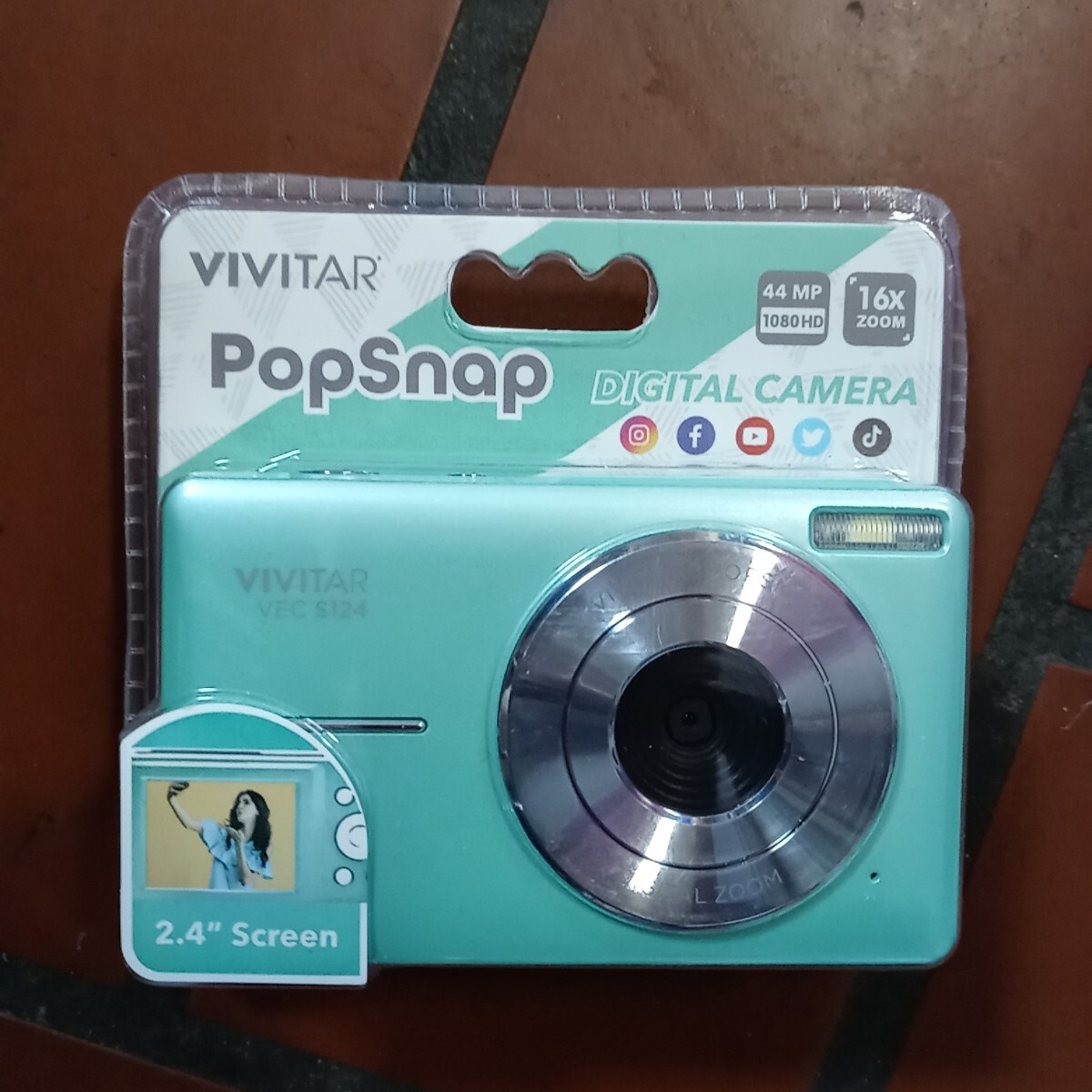 Vivitar Pop SNAP Digital Camera 16x200m 44MP 1080HD 2.4 SCREEN