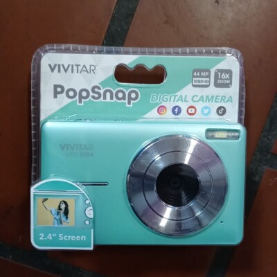 Vivitar Pop SNAP Digital Camera  16x200m 44MP 1080HD 2.4 SCREEN. Green S124