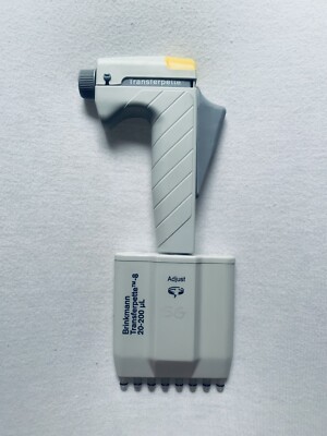 Brinkmann Transferpette 20-200 ul Pipettor 8 Channels ~ Previously Calibrated