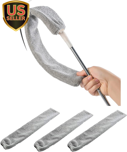 Retractable Microfiber Dust Brush Gap Mop, Gap Duster Brush, Cleanning Dust B...