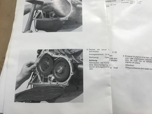Genuine PEUGEOT citroen automatic GEARBOX AL4 GASKET & output bolt 220931 238516 - Picture 5 of 5
