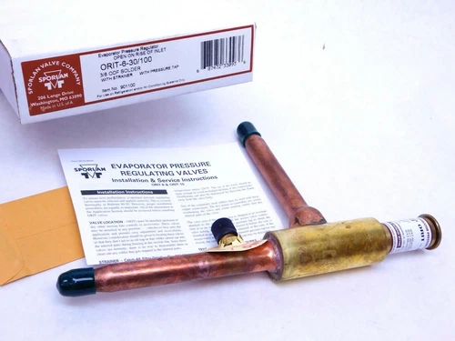 NEW! Sporlan 901180 ORIT-6-30/100 3/8" Evaporator Pressure Regulating Valve (FR)