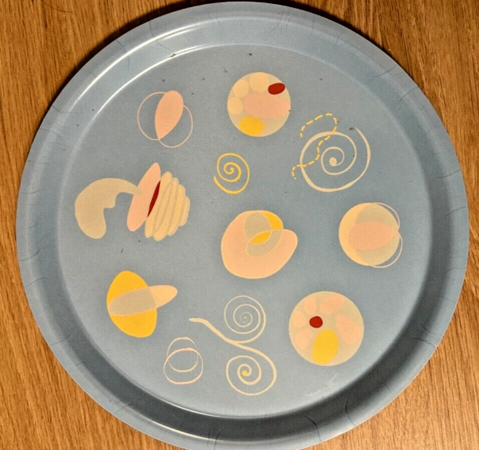 Melamin Tablett Tray rund 32cm, VÅRFEST, Ikea,gemustert,Design Paulin Machado - Bild 2 von 2