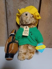 Vintage 1981 Paddington Bear With Golf Bag
