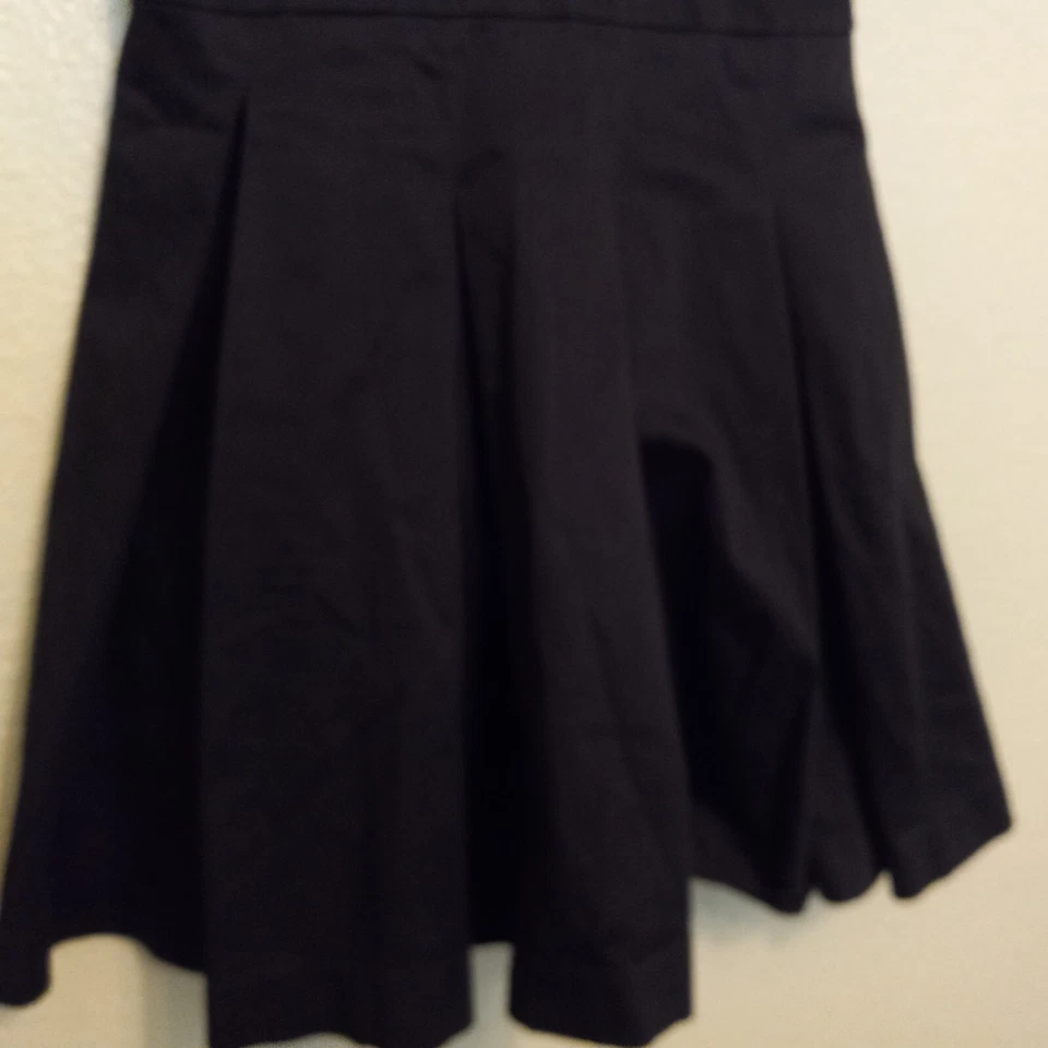 Розовый тартан 4 S черный хлопок Fit & Flare плиссированные платье - Изображение 2 из 4