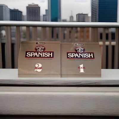 THINK AND TALK SPANISH BOOKS 1 And 2 By Berlitz *Excellent Condition*