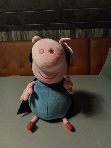 Ty Beanie Babies Peppa Pig George Super Hero 24cm - Picture 2 of 2