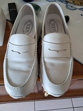 Ballerines Plates Tod's En Cuir Gris - Taille 37 Femme | Occasion - Fabriqué En Italie