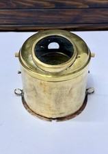 Vintage Bergen-Nautik Brass Boat Compass Norway Maritime Navigation Collectible