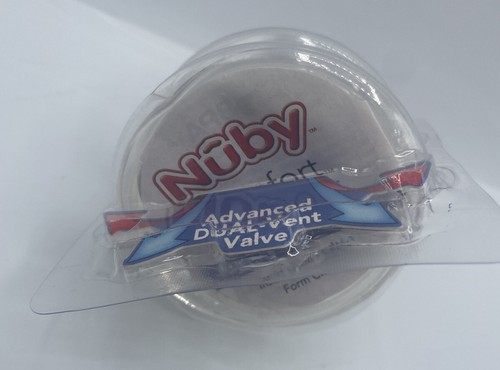 NUBY Comfort Replacement Nipples Advanced DUAL- Vent Valve 6+m Fast Flow - Picture 3 of 7