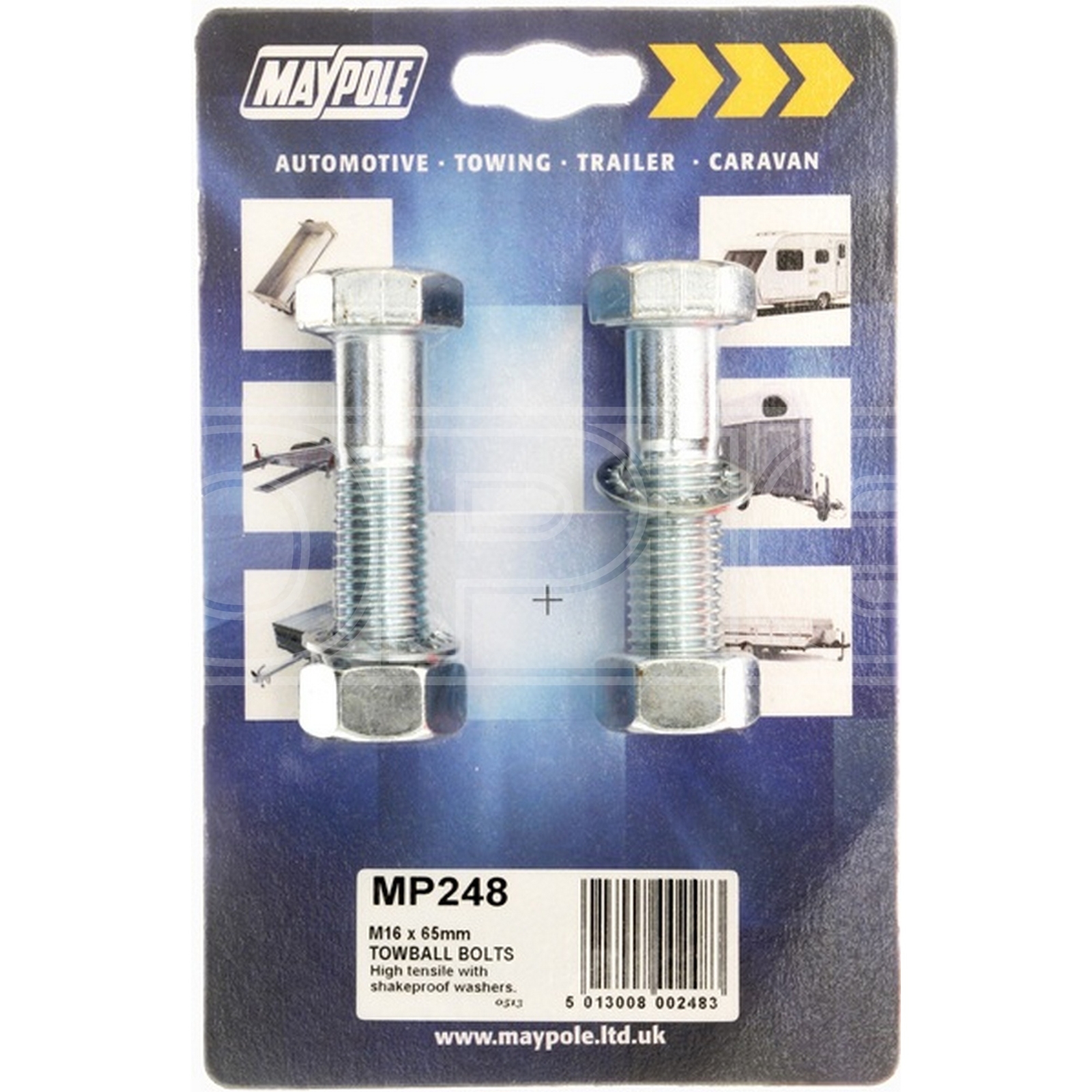 Maypole Nuts & Bolts - M16 - 65mm 248
