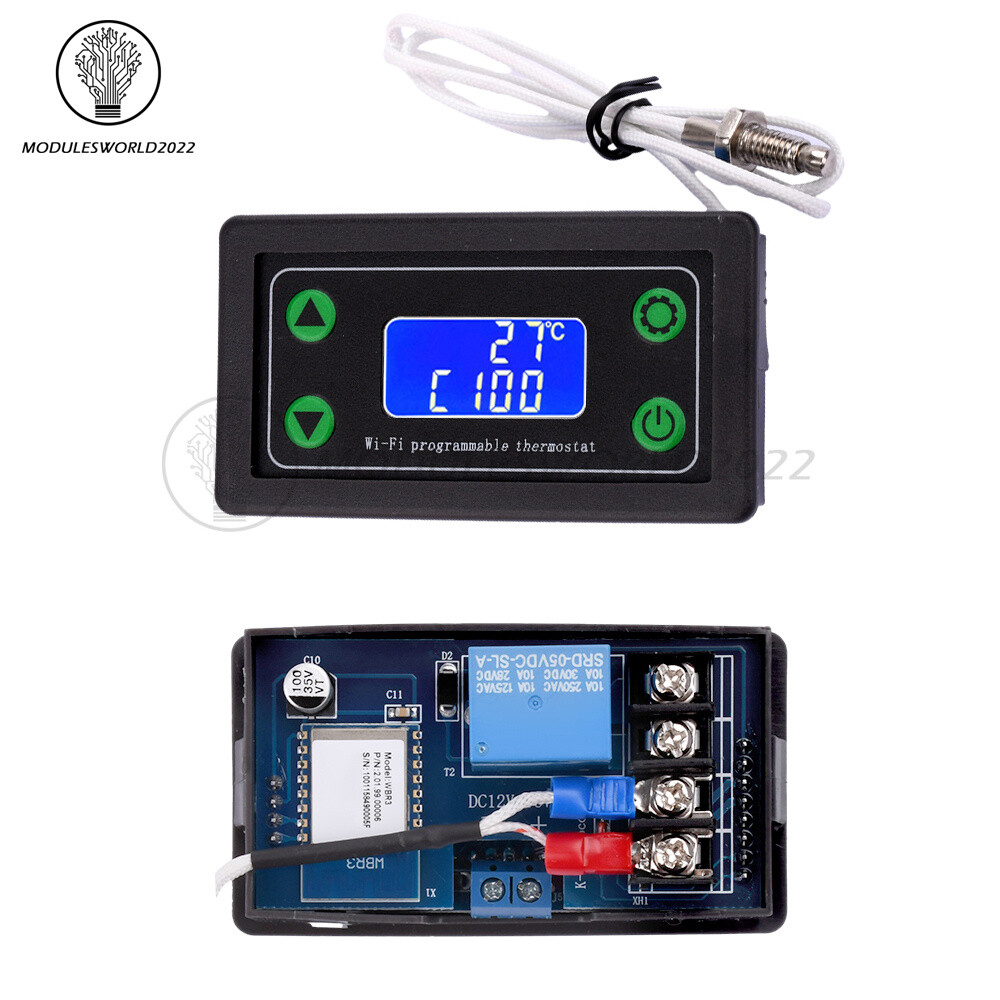 Digital Smart Thermostat K-type Thermocouple Temperature Controller for Tuya-image