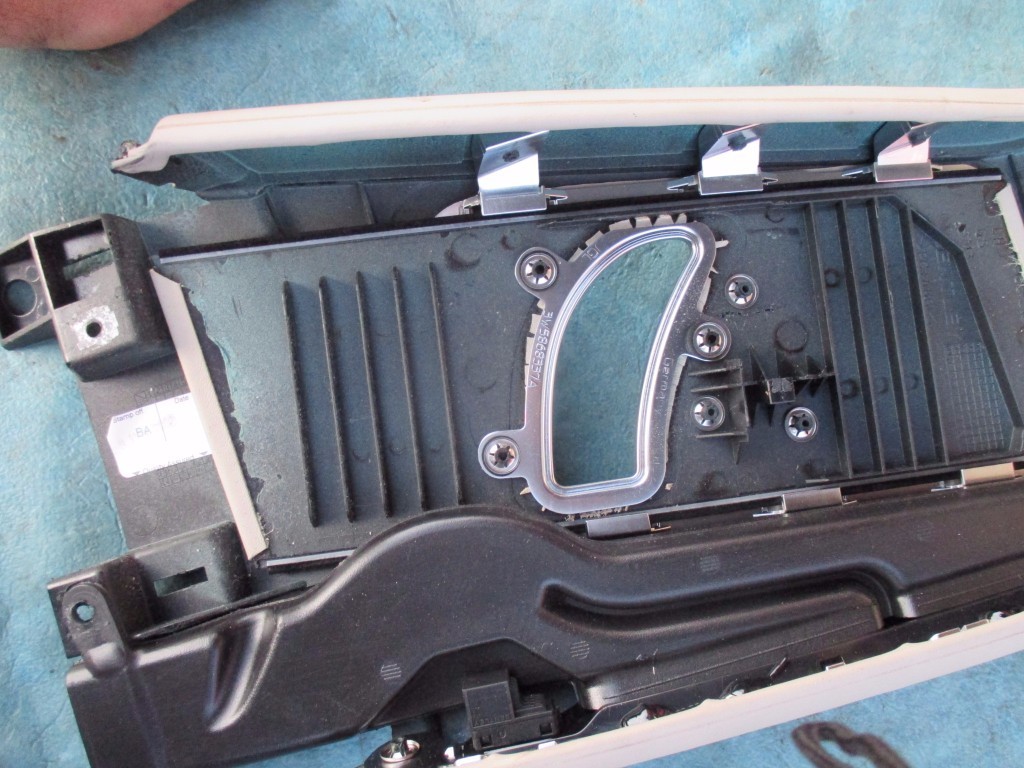 Bentley Continental Flying Spur left B pillar cover trim grey