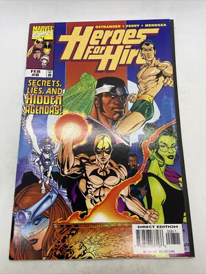 Heroes For Hire #8 February 1998 Marvel Comics Ostrander Ferry Mendoza