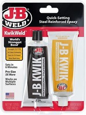 J-B Weld 8271 KwikWeld Professional Size Steel Reinforced Epoxy - 10 oz.